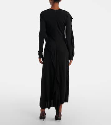 Draped jersey maxi dress | Victoria Beckham