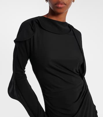 Draped jersey maxi dress | Victoria Beckham