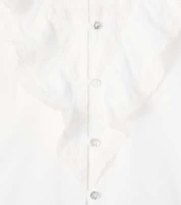 Kerala ruffled cotton blouse | Cozmo