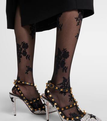 Floral tights | Valentino