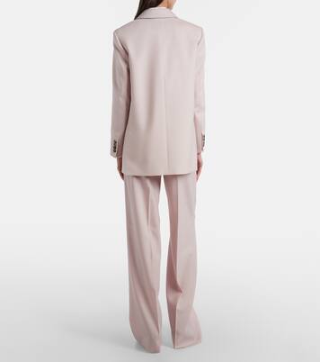 Girone wool, mohair, and silk wide-leg pants | Max Mara