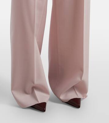 Girone wool, mohair, and silk wide-leg pants | Max Mara
