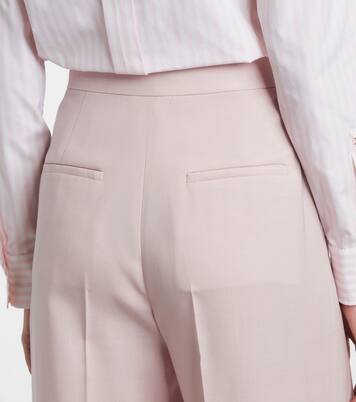 Girone wool, mohair, and silk wide-leg pants | Max Mara