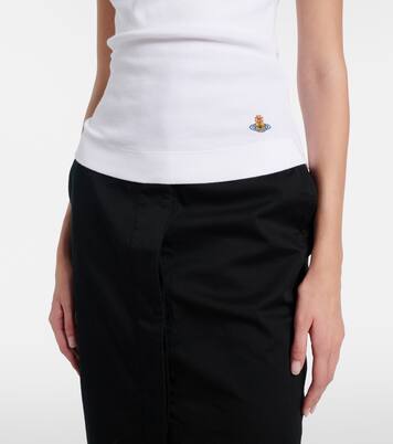 Anna cotton-blend jersey tank top | Vivienne Westwood