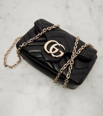 Schultertasche GG Marmont Mini aus Leder | Gucci