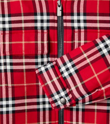 Burberry Check hooded cotton jacket | Burberry Kids