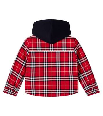 Burberry Check hooded cotton jacket | Burberry Kids