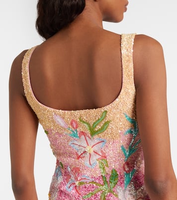 Abito corto Fleur Oasis con paillettes | Là Fuori