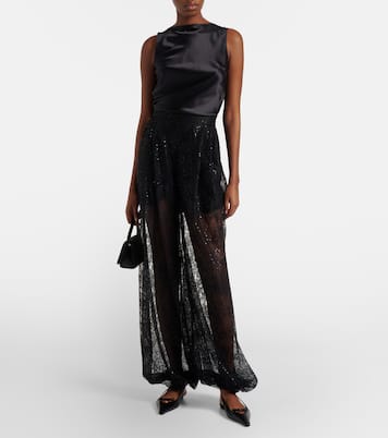 Sequined lace balloon pants | Nina Ricci