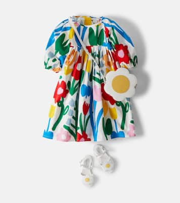 Floral cotton dress | Stella McCartney Kids