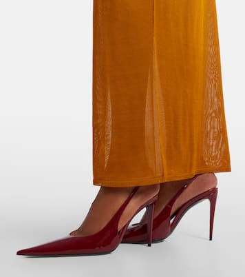 Guermantes 95 leather slingback pumps | Saint Laurent