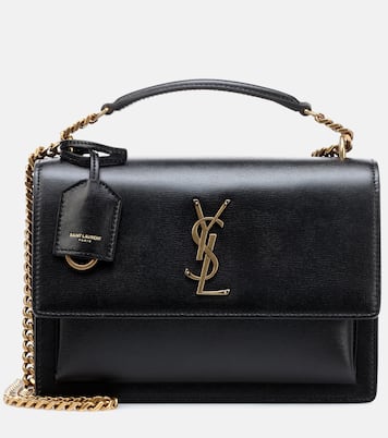 Sac à bandoulière Sunset Medium en cuir | Saint Laurent