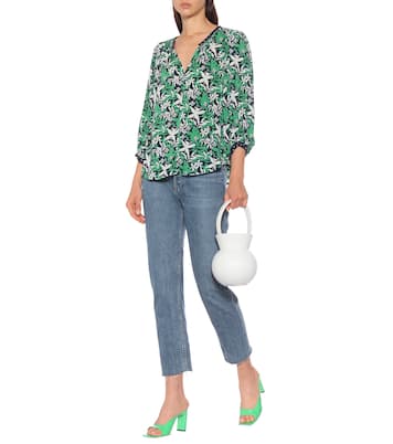 Blouse Sterling imprimée en jersey | Velvet