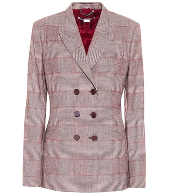 Double-breasted wool-blend blazer | Stella McCartney