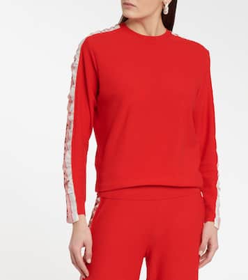 Silk-trimmed wool sweater | Stella McCartney