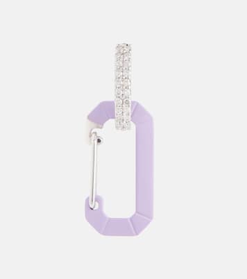 Boucle d'oreille unique Chiara Small en or blanc 18 ct | Eéra