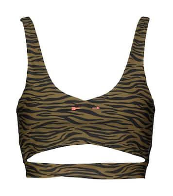 Crop top Malibu Tiger Bowie | The Upside