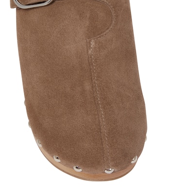 Suede clogs | Rabanne