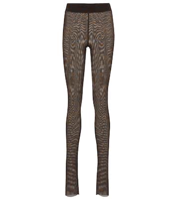 Leggings de malla florales | Ganni