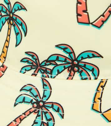 Palm-print reversible bucket hat | Palm Angels Kids