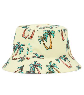 Palm-print reversible bucket hat | Palm Angels Kids