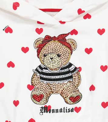 Sudadera con capucha de punto fino | Monnalisa