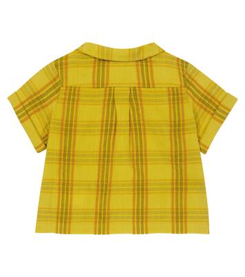 Blusa in cotone a quadri | Bonpoint