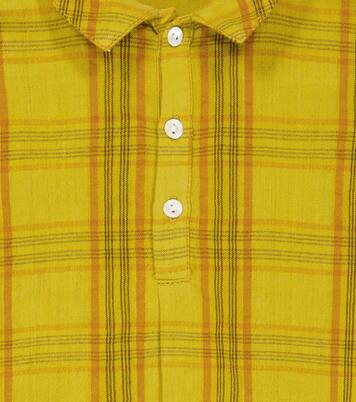 Blusa in cotone a quadri | Bonpoint