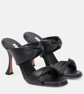 Mules Twist en cuir | Aquazzura