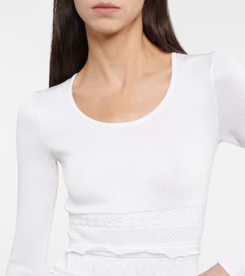 Vestido midi de encaje | Alaïa