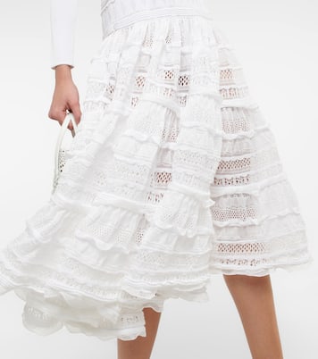 Vestido midi de encaje | Alaïa