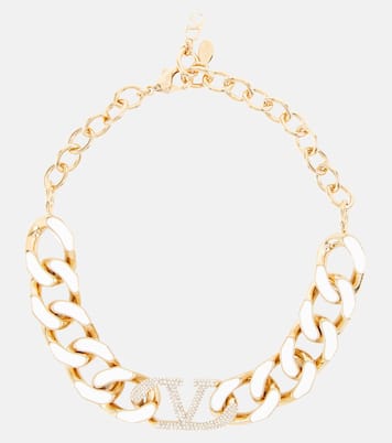 Choker VLogo à cristaux | Valentino