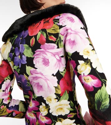 Cardigan con pelliccia sintetica | Blumarine