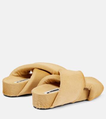 Sandali in shearling | Jil Sander