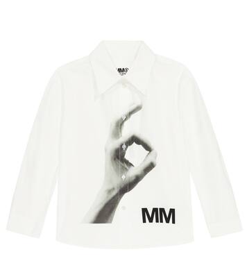 Bedrucktes Hemd aus Baumwolle | MM6 Maison Margiela Kids