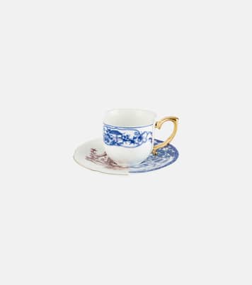 Hybrid Eufemia espresso cup and saucer set | Seletti