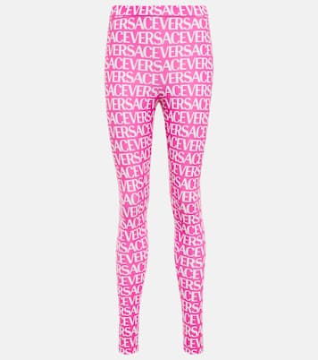Leggings con logo estampado | Versace