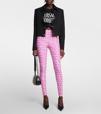 Leggings con logo estampado | Versace