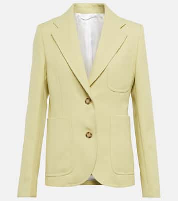 Single-breasted gabardine blazer | Victoria Beckham