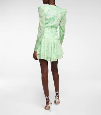 Belted silk minidress | Alessandra Rich
