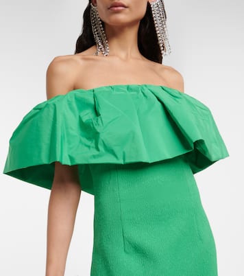 Rumi off-shoulder minidress | Rebecca Vallance