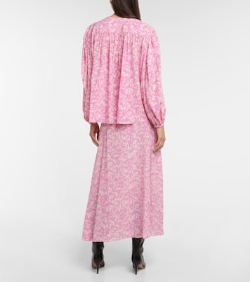 Brunille silk-blend chiffon blouse | Isabel Marant