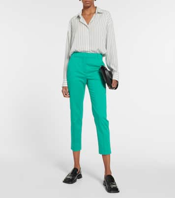 Pantalones ajustados Lince de algodón | Max Mara