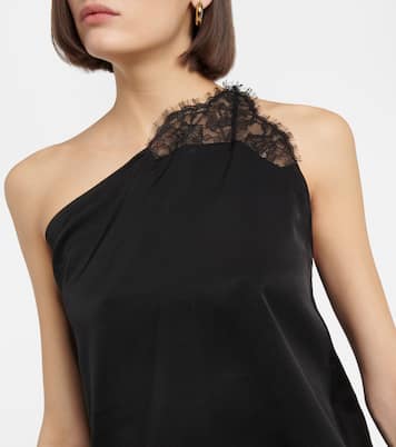 Lace-trimmed satin camisole | JW Anderson