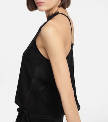 Lace-trimmed satin camisole | JW Anderson