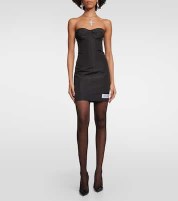 x Kim moiré minidress | Dolce&Gabbana
