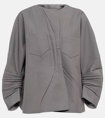 Collarless jacket | Prada