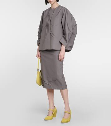 Collarless jacket | Prada