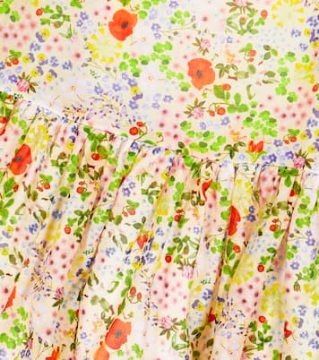 Bedrucktes Kleid aus Baumwolle und Seide | Paade Mode