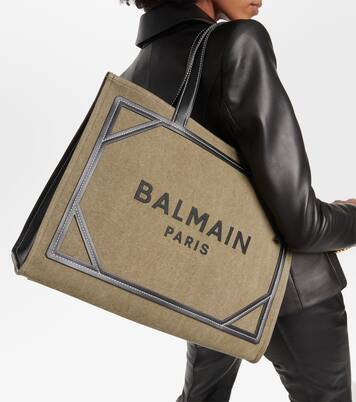 Borsa a spalla B-Army 42 in canvas | Balmain